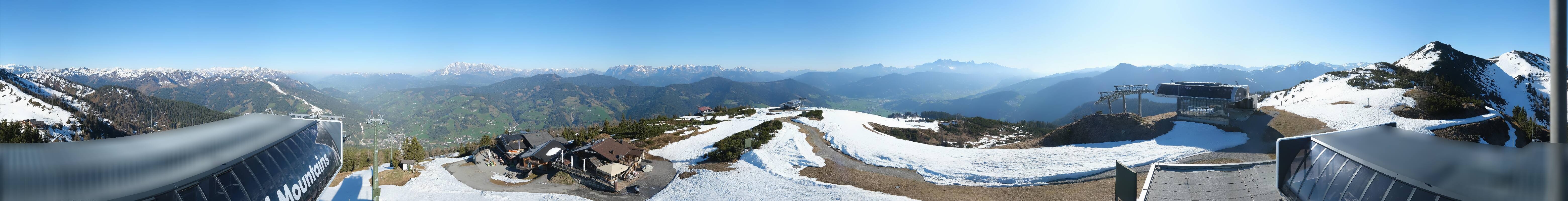 Archiv Foto Webcam Wagrain Grießenkareck - Bergstation Flying Mozart