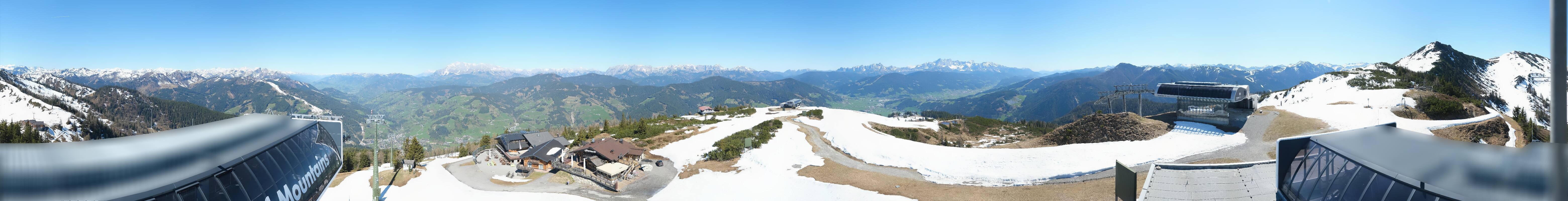 Archiv Foto Webcam Wagrain Grießenkareck - Bergstation Flying Mozart