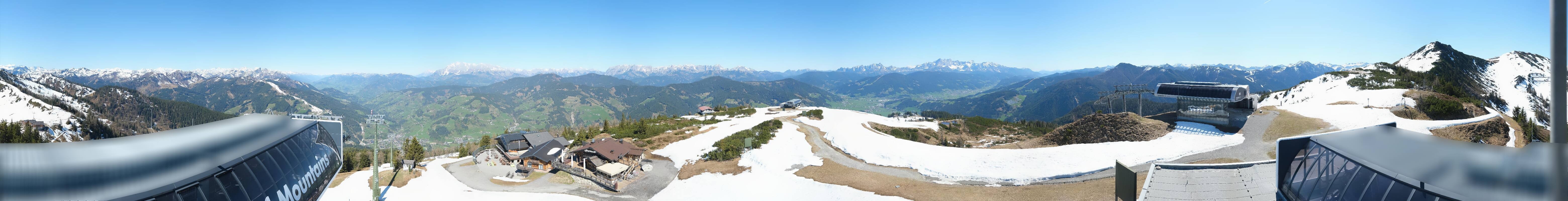 Archiv Foto Webcam Wagrain Grießenkareck - Bergstation Flying Mozart