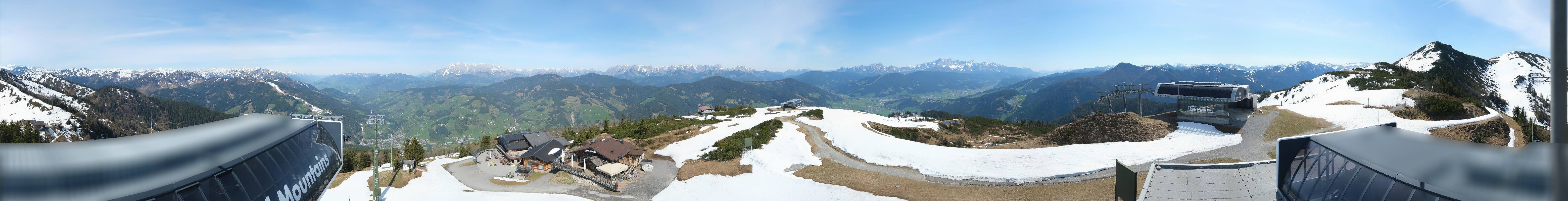 Archiv Foto Webcam Wagrain Grießenkareck - Bergstation Flying Mozart