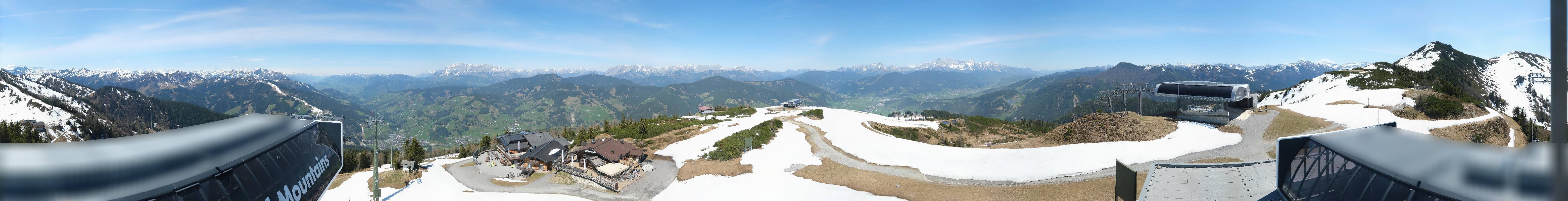 Archiv Foto Webcam Wagrain Grießenkareck - Bergstation Flying Mozart
