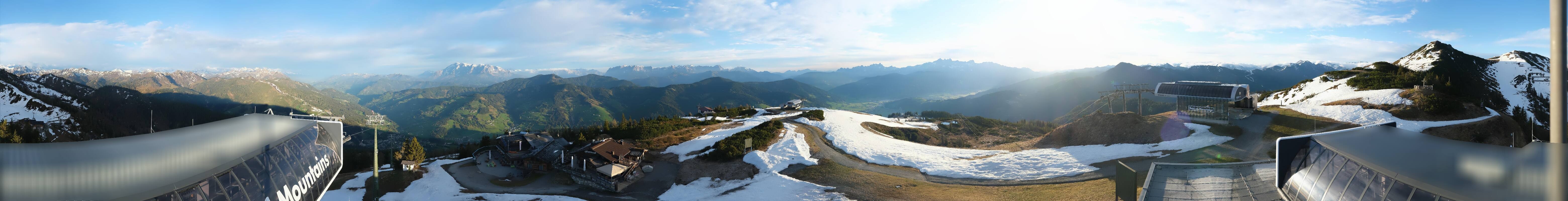 Archiv Foto Webcam Wagrain Grießenkareck - Bergstation Flying Mozart