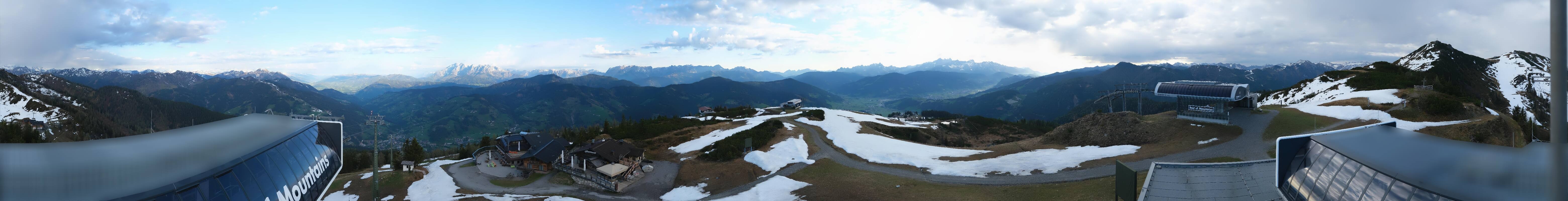 Archiv Foto Webcam Wagrain Grießenkareck - Bergstation Flying Mozart