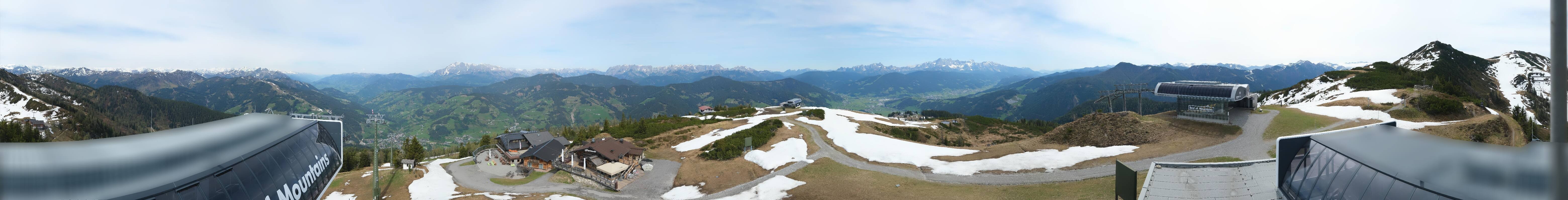 Archiv Foto Webcam Wagrain Grießenkareck - Bergstation Flying Mozart