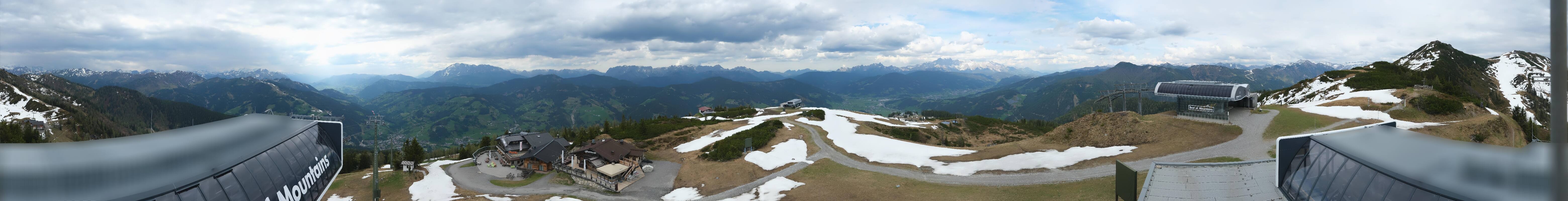 Archiv Foto Webcam Wagrain Grießenkareck - Bergstation Flying Mozart