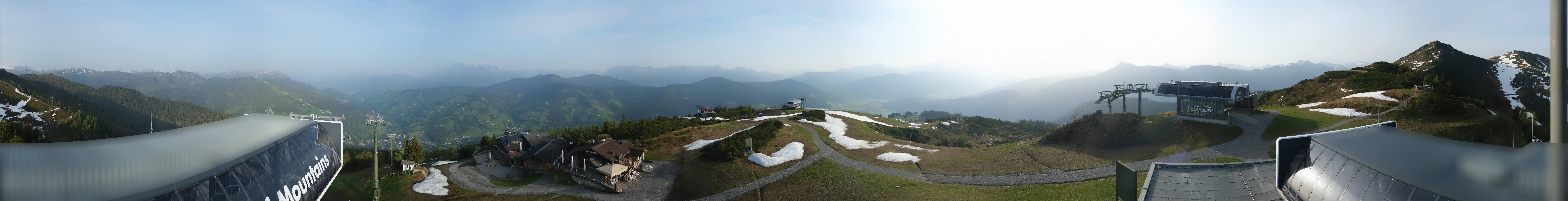 Archiv Foto Webcam Wagrain Grießenkareck - Bergstation Flying Mozart