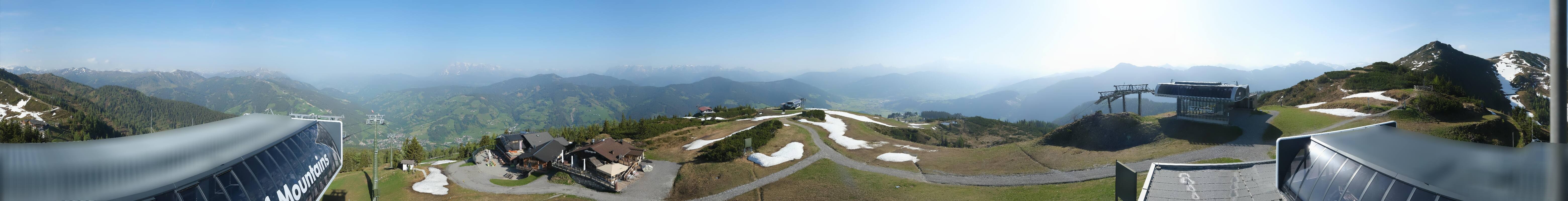 Archiv Foto Webcam Wagrain Grießenkareck - Bergstation Flying Mozart