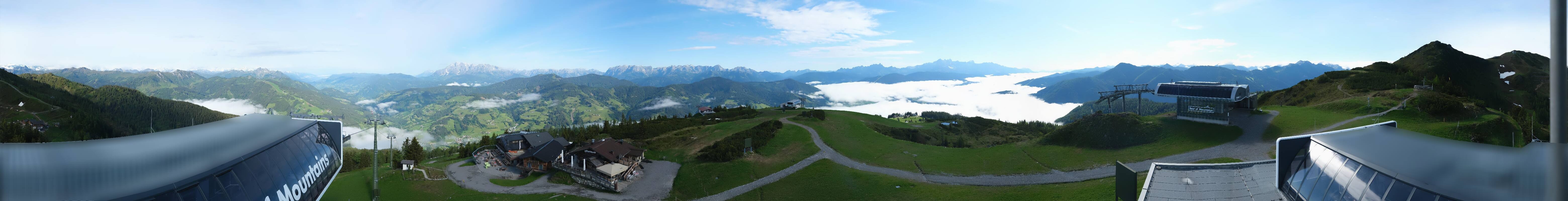 Archiv Foto Webcam Wagrain Grießenkareck - Bergstation Flying Mozart