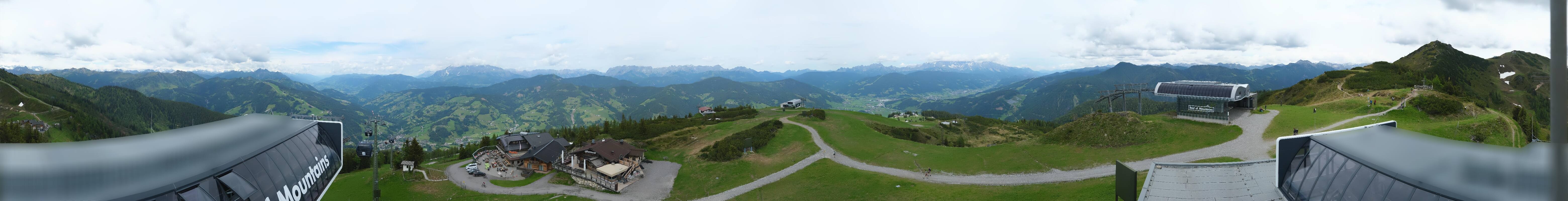 Archiv Foto Webcam Wagrain Grießenkareck - Bergstation Flying Mozart
