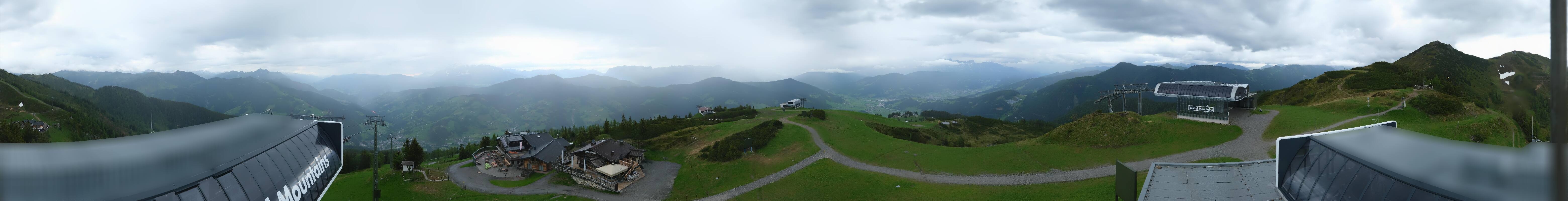 Archiv Foto Webcam Wagrain Grießenkareck - Bergstation Flying Mozart