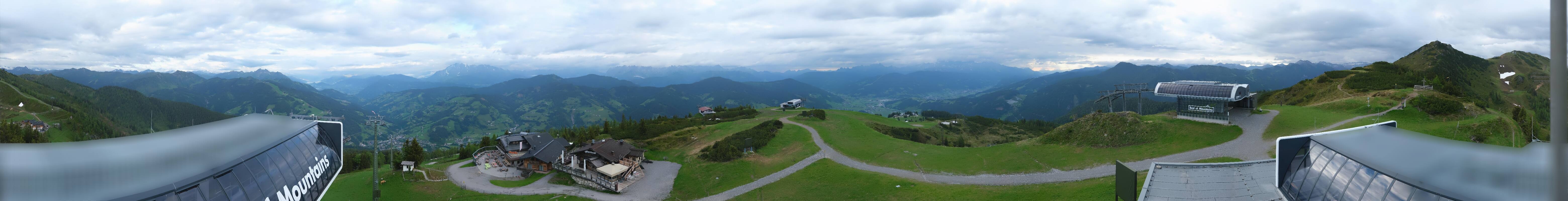 Archiv Foto Webcam Wagrain Grießenkareck - Bergstation Flying Mozart