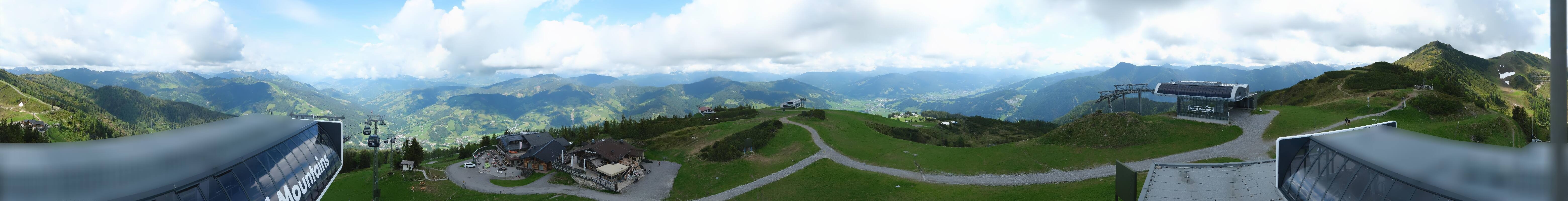 Archiv Foto Webcam Wagrain Grießenkareck - Bergstation Flying Mozart