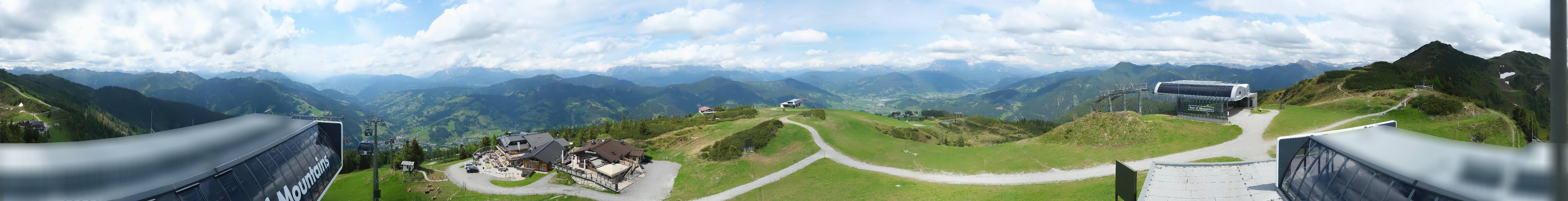 Archiv Foto Webcam Wagrain Grießenkareck - Bergstation Flying Mozart