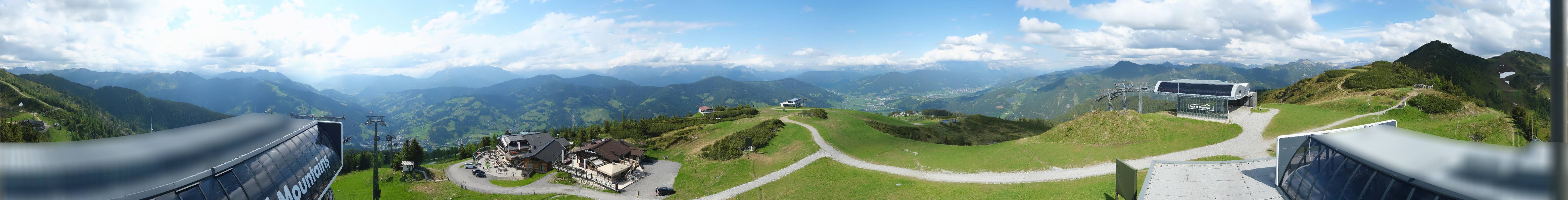 Archiv Foto Webcam Wagrain Grießenkareck - Bergstation Flying Mozart
