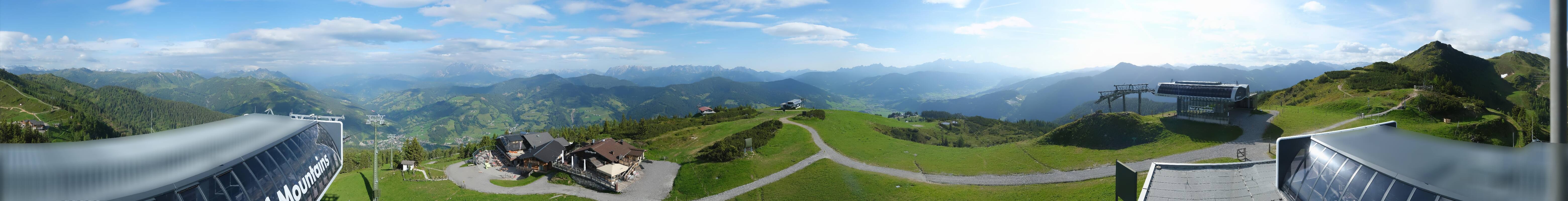 Archiv Foto Webcam Wagrain Grießenkareck - Bergstation Flying Mozart