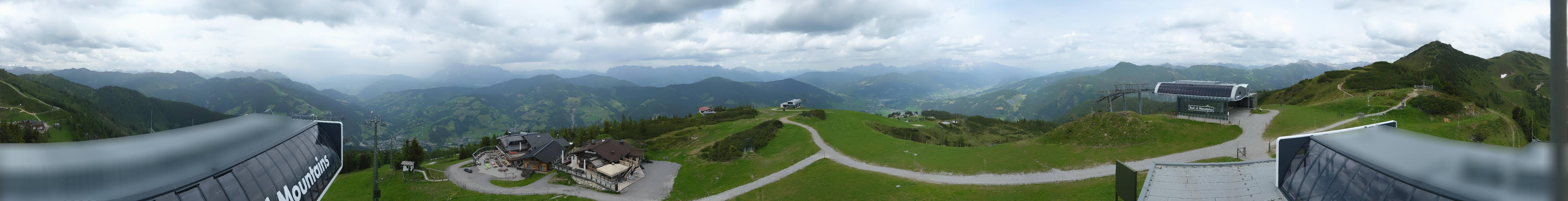 Archiv Foto Webcam Wagrain Grießenkareck - Bergstation Flying Mozart