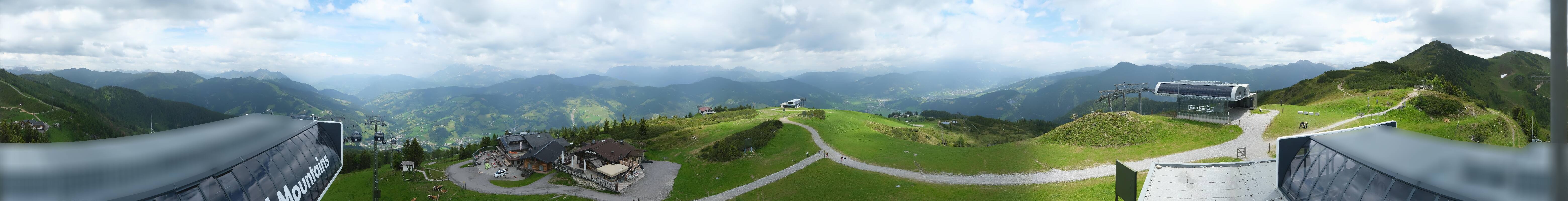 Archiv Foto Webcam Wagrain Grießenkareck - Bergstation Flying Mozart
