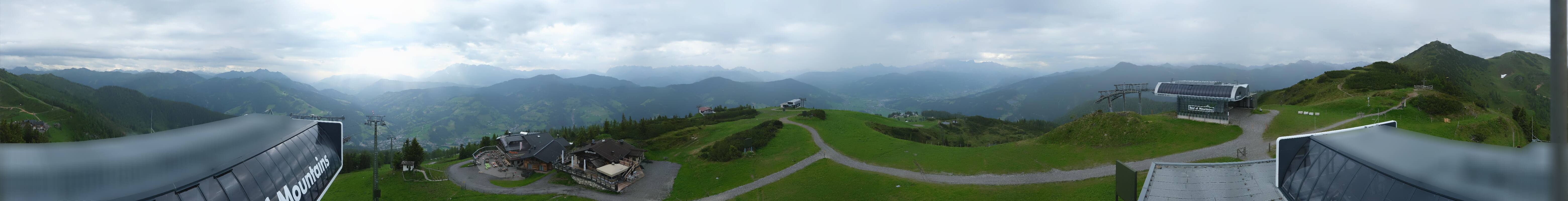 Archiv Foto Webcam Wagrain Grießenkareck - Bergstation Flying Mozart