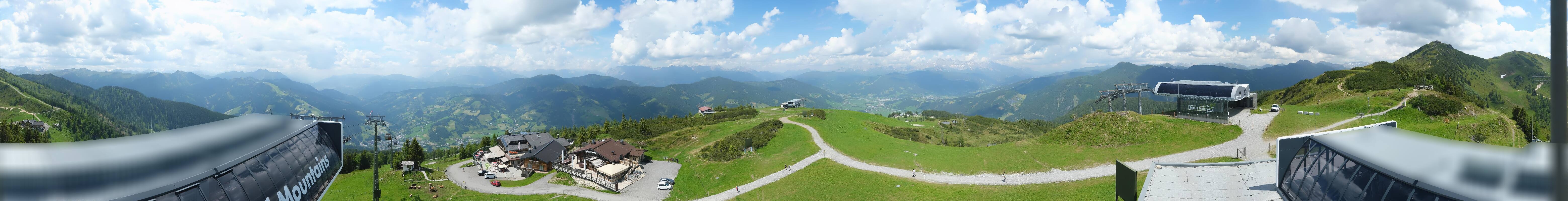 Archiv Foto Webcam Wagrain Grießenkareck - Bergstation Flying Mozart