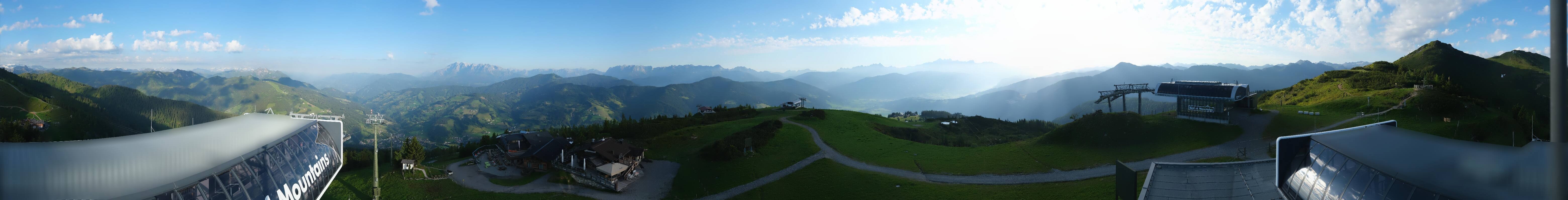Archiv Foto Webcam Wagrain Grießenkareck - Bergstation Flying Mozart