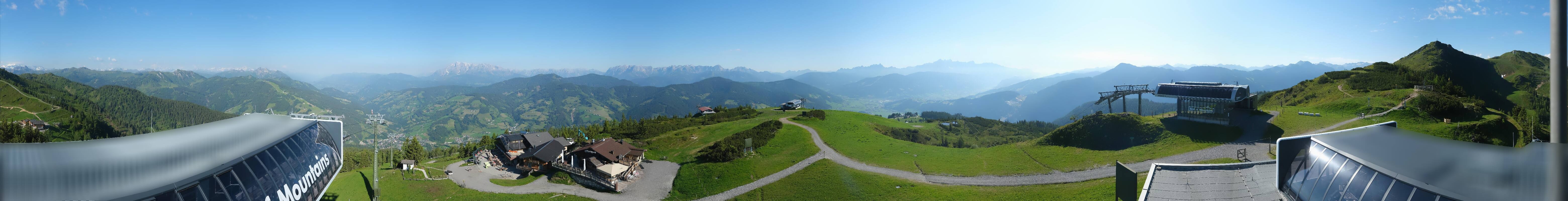 Archiv Foto Webcam Wagrain Grießenkareck - Bergstation Flying Mozart