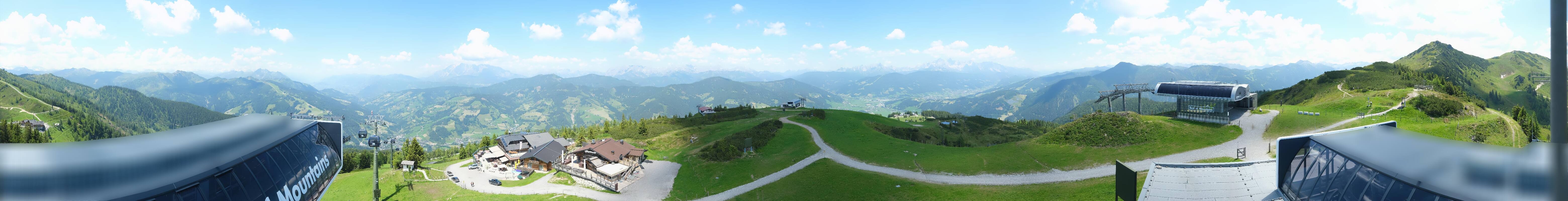 Archiv Foto Webcam Wagrain Grießenkareck - Bergstation Flying Mozart