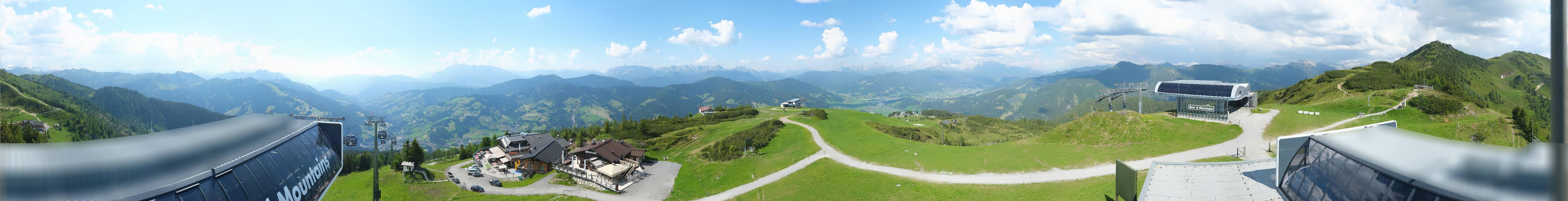 Archiv Foto Webcam Wagrain Grießenkareck - Bergstation Flying Mozart