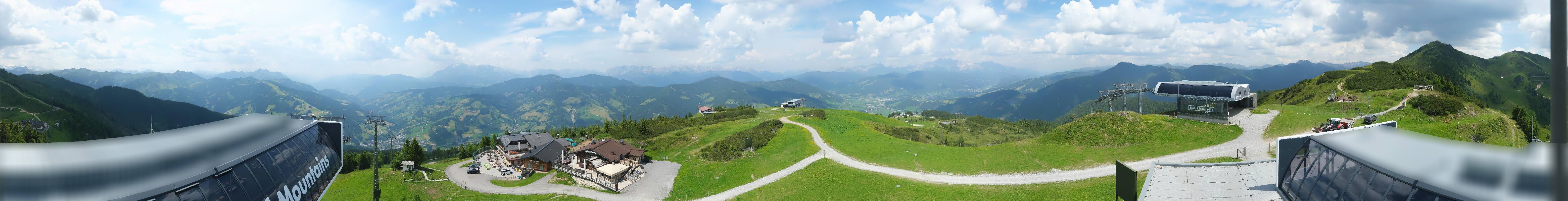 Archiv Foto Webcam Wagrain Grießenkareck - Bergstation Flying Mozart