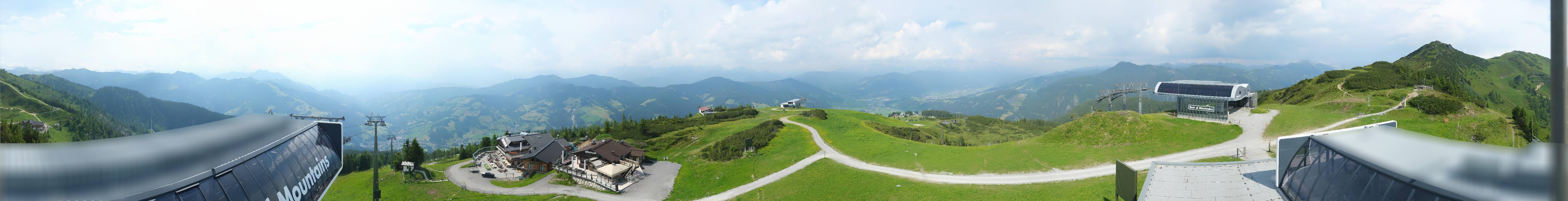 Archiv Foto Webcam Wagrain Grießenkareck - Bergstation Flying Mozart