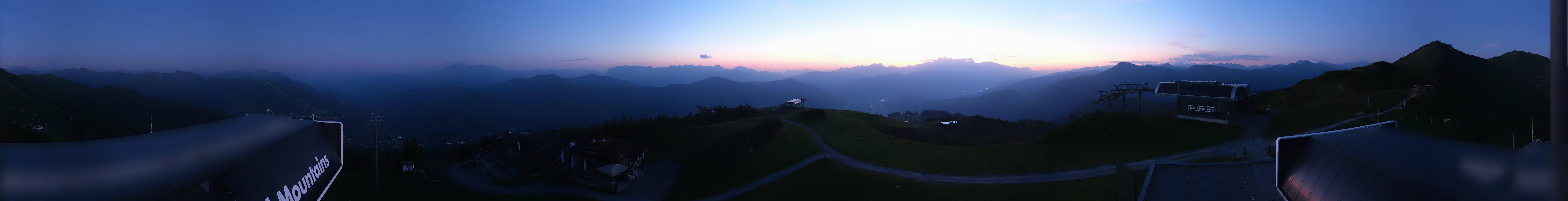 Archiv Foto Webcam Wagrain Grießenkareck - Bergstation Flying Mozart