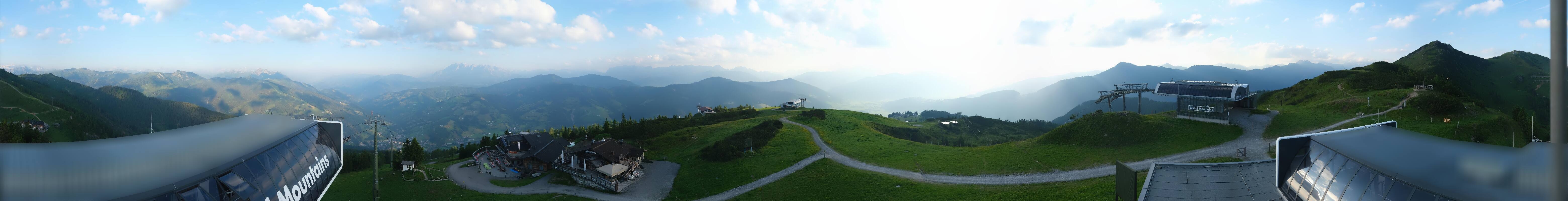 Archiv Foto Webcam Wagrain Grießenkareck - Bergstation Flying Mozart