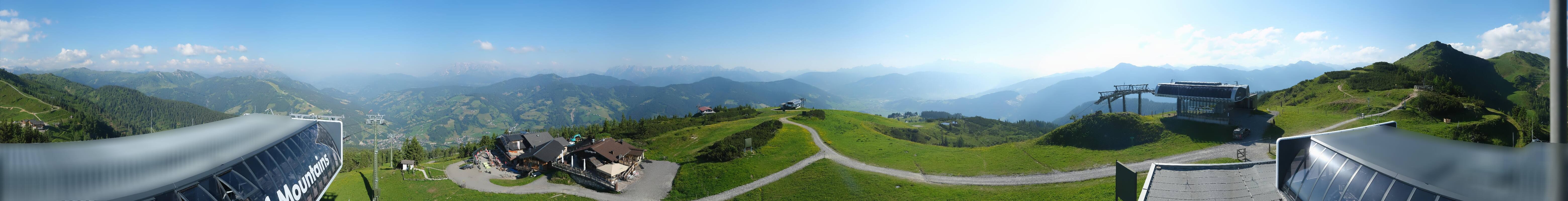 Archiv Foto Webcam Wagrain Grießenkareck - Bergstation Flying Mozart