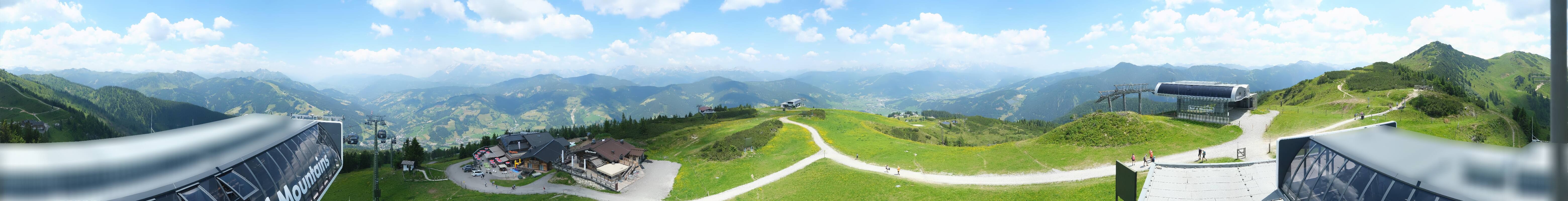 Archiv Foto Webcam Wagrain Grießenkareck - Bergstation Flying Mozart