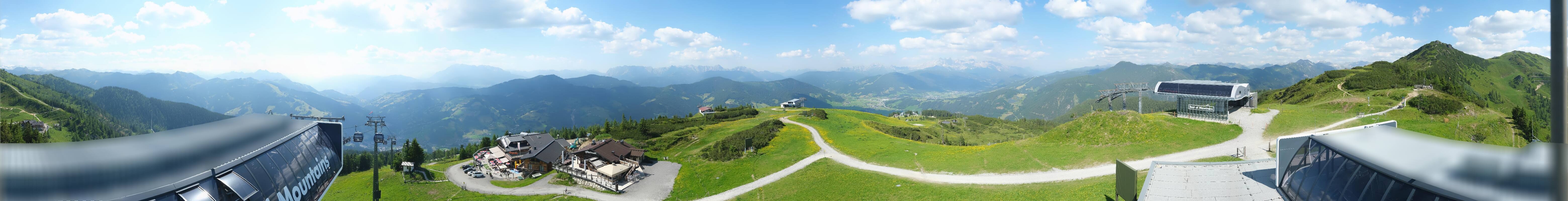 Archiv Foto Webcam Wagrain Grießenkareck - Bergstation Flying Mozart