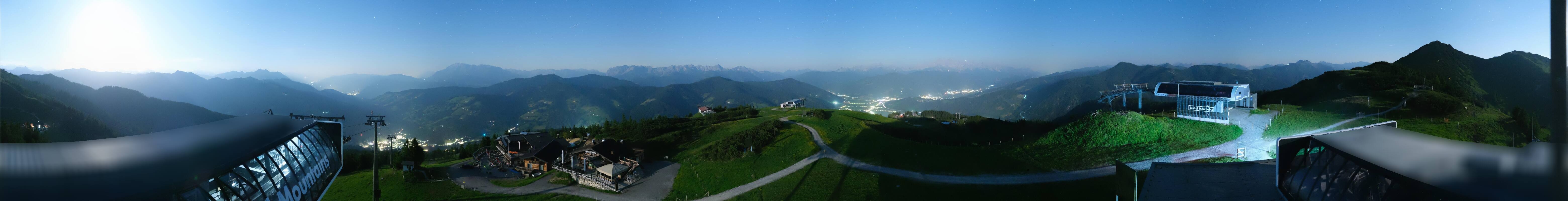 Archiv Foto Webcam Wagrain Grießenkareck - Bergstation Flying Mozart
