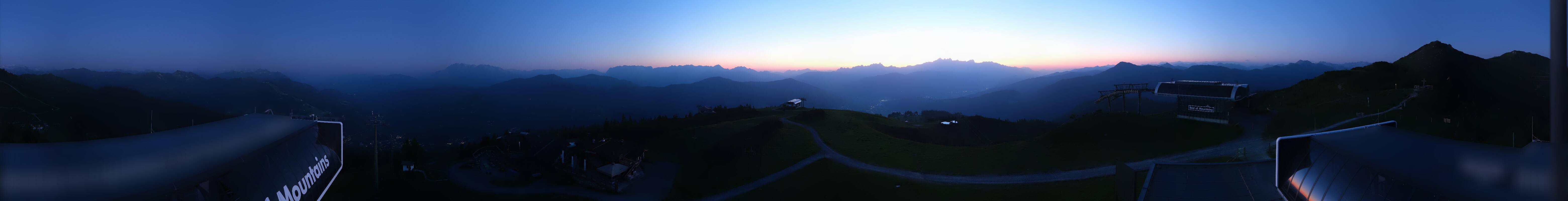 Archiv Foto Webcam Wagrain Grießenkareck - Bergstation Flying Mozart