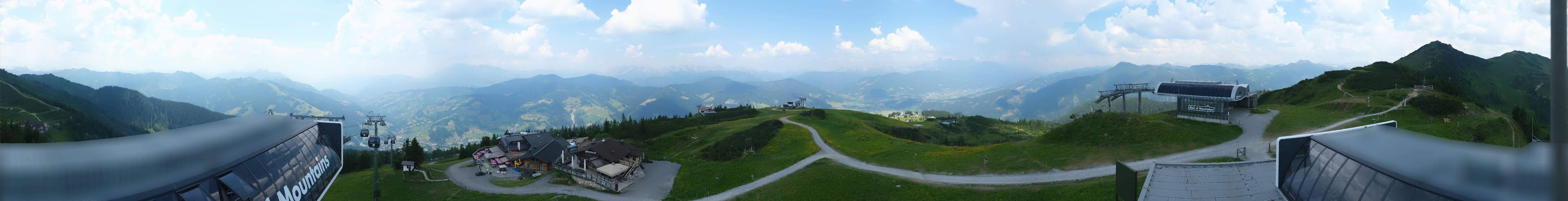 Archiv Foto Webcam Wagrain Grießenkareck - Bergstation Flying Mozart