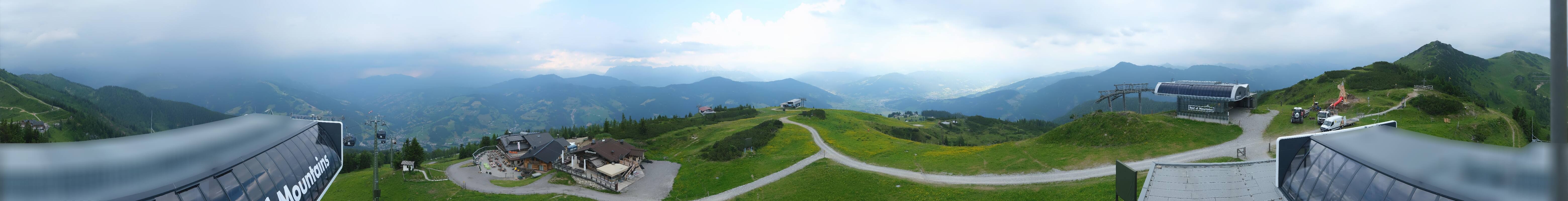 Archiv Foto Webcam Wagrain Grießenkareck - Bergstation Flying Mozart