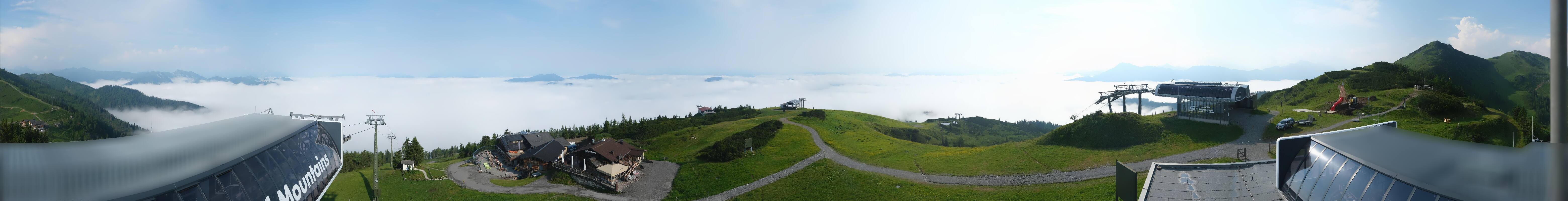 Archiv Foto Webcam Wagrain Grießenkareck - Bergstation Flying Mozart