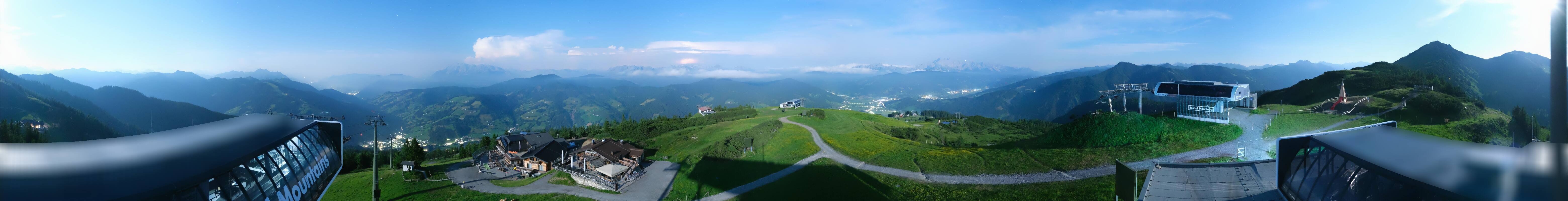 Archiv Foto Webcam Wagrain Grießenkareck - Bergstation Flying Mozart