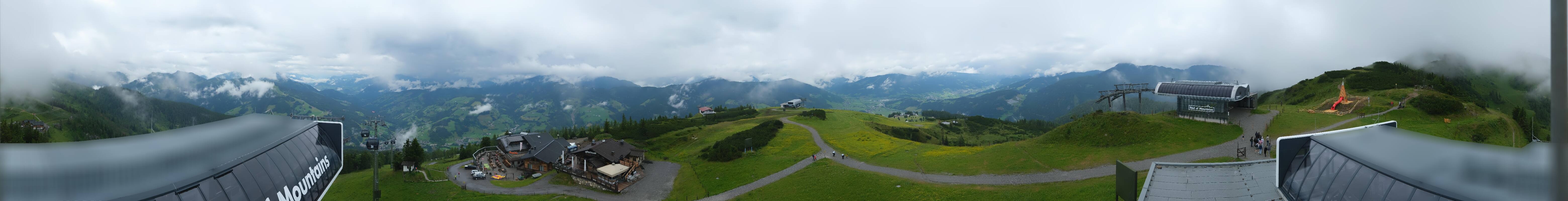 Archiv Foto Webcam Wagrain Grießenkareck - Bergstation Flying Mozart