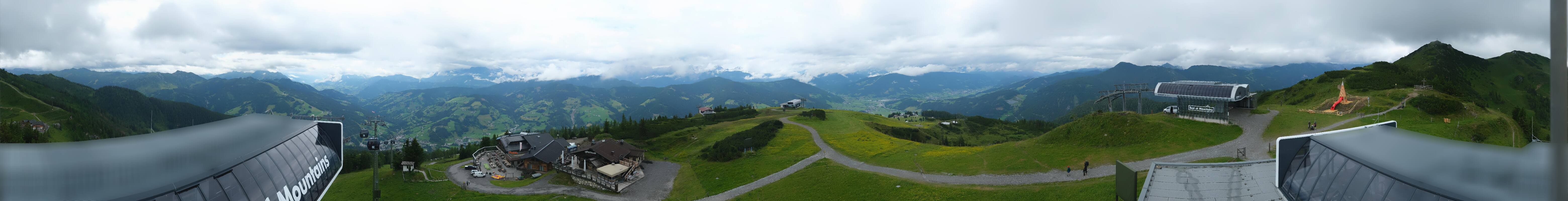 Archiv Foto Webcam Wagrain Grießenkareck - Bergstation Flying Mozart
