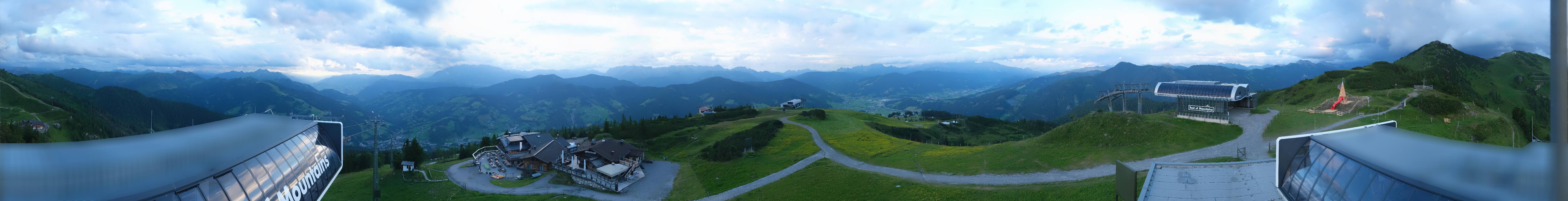 Archiv Foto Webcam Wagrain Grießenkareck - Bergstation Flying Mozart