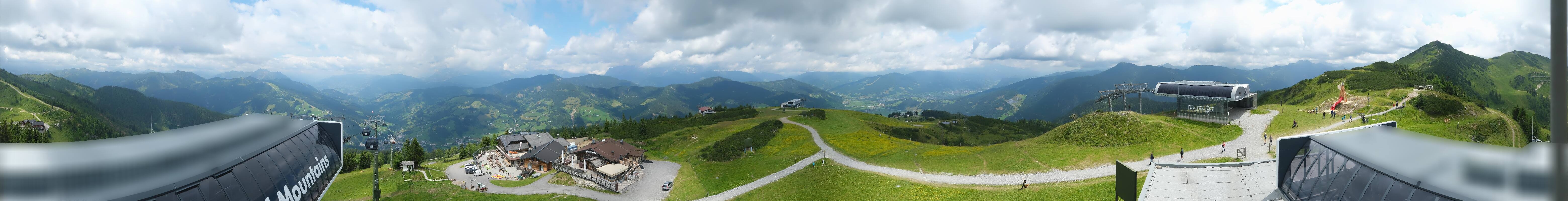 Archiv Foto Webcam Wagrain Grießenkareck - Bergstation Flying Mozart