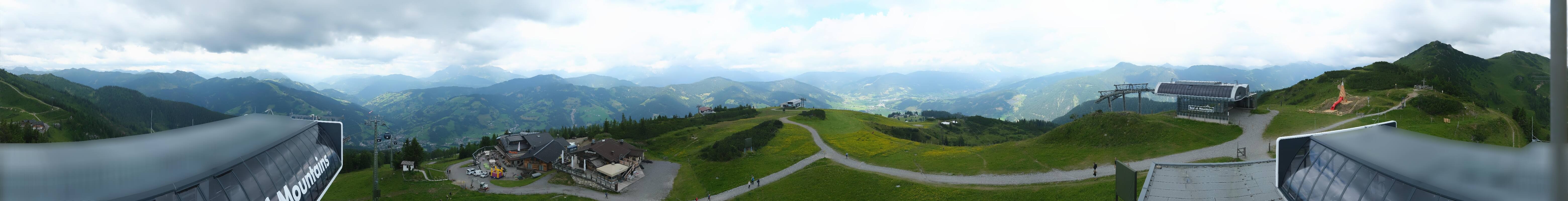 Archiv Foto Webcam Wagrain Grießenkareck - Bergstation Flying Mozart