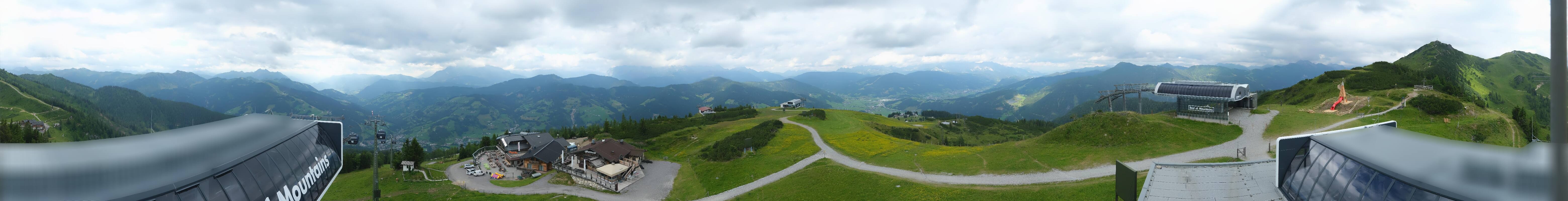 Archiv Foto Webcam Wagrain Grießenkareck - Bergstation Flying Mozart
