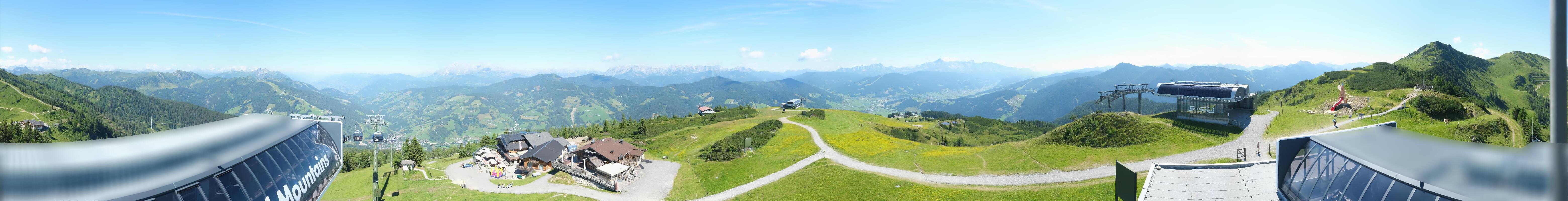 Archiv Foto Webcam Wagrain Grießenkareck - Bergstation Flying Mozart