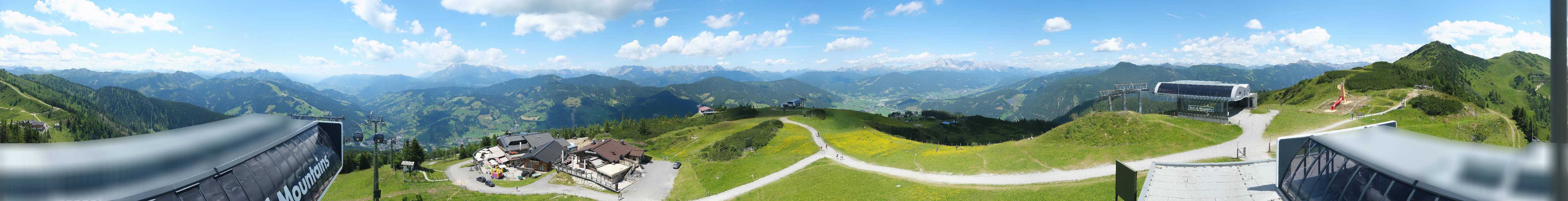 Archiv Foto Webcam Wagrain Grießenkareck - Bergstation Flying Mozart