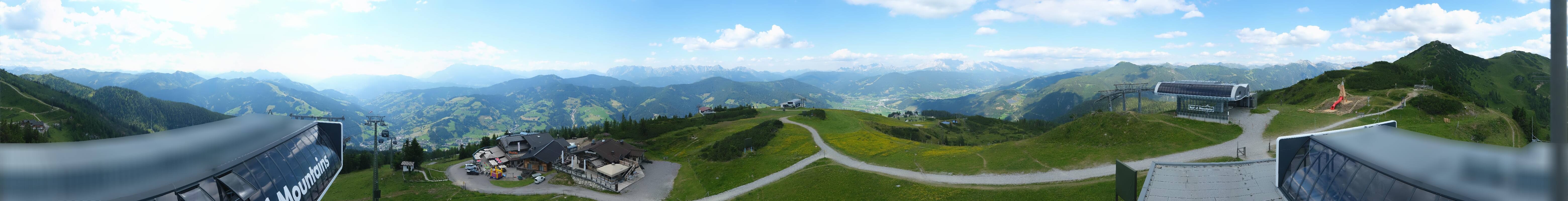Archiv Foto Webcam Wagrain Grießenkareck - Bergstation Flying Mozart