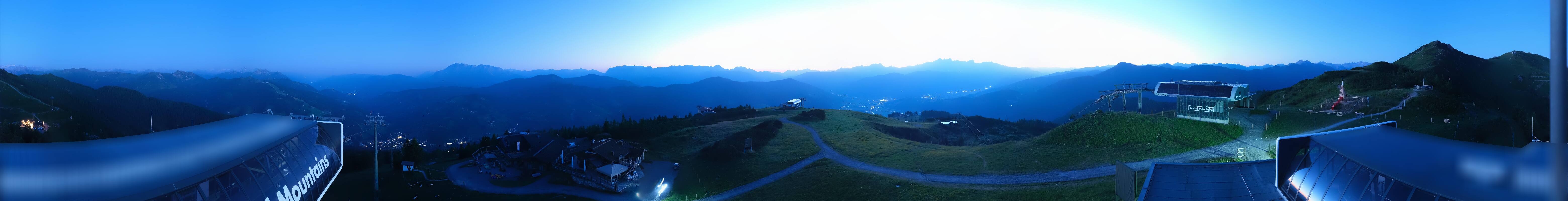 Archiv Foto Webcam Wagrain Grießenkareck - Bergstation Flying Mozart